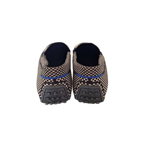 Rothy's The Driver Loafer in black white Washable Slip On Comfort Sz 7 - Picture 4 of 12